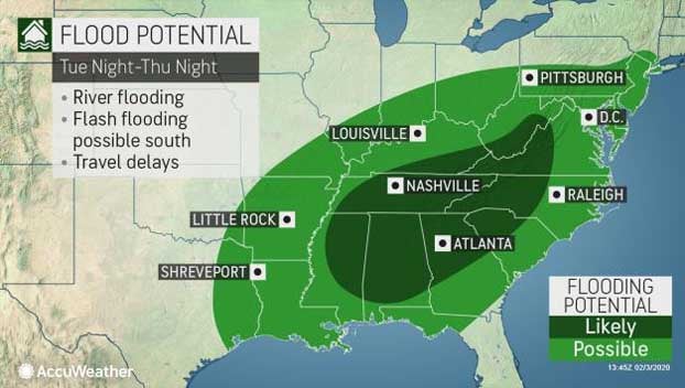 Storm system headed to Mississippi brings severe weather concerns