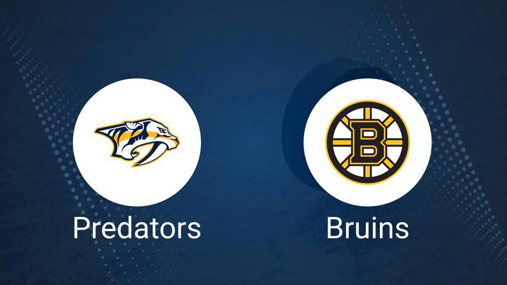 How to Pick the Predators vs. Bruins Game with Odds, Spread, Betting Line and Stats October 22
